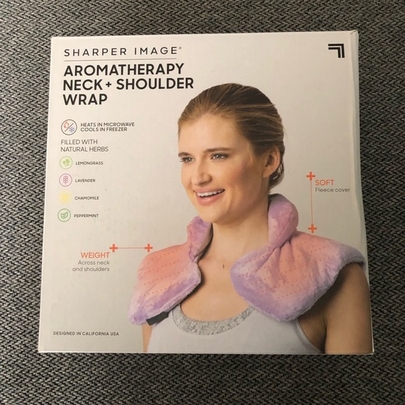 Sharper Image Aromatherapy Neck And Shoulder Wrap - Picture 1 of 3